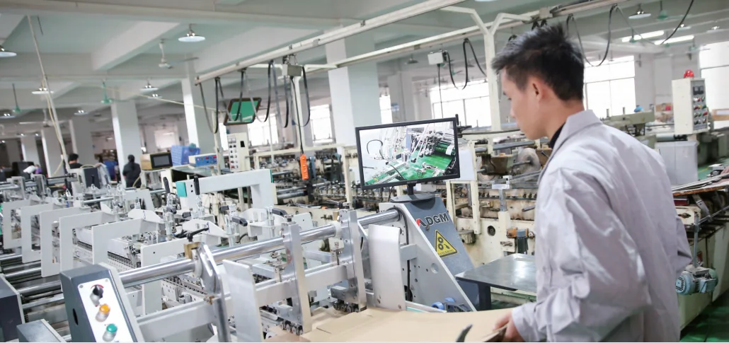 Packaging production lines at Much Printing