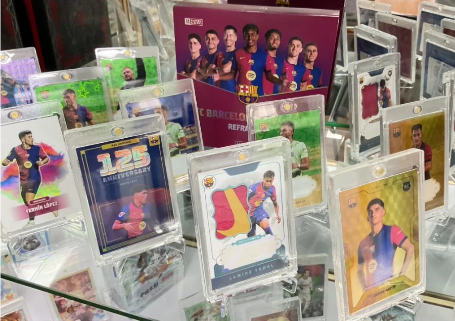 Collectible cards and printed card packaging
