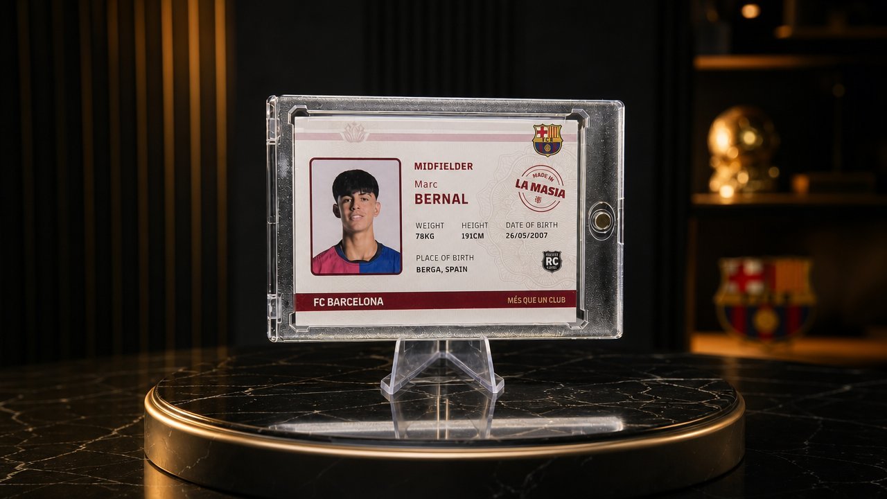 Custom Horizontal Football Player Profile Cards - product image 1